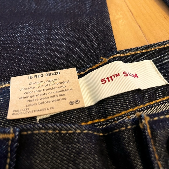 NWT 511 Júnior Levi’s 16 Reg 28x28 - Picture 5 of 6